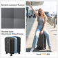 24 Inch Checked Luggage Hardside Suitcase Top Opening