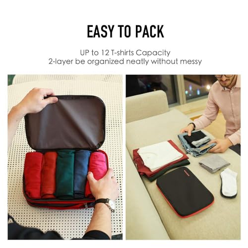 BeeNesting Waterproof Compression Packing Cubes 5 (6 Count)