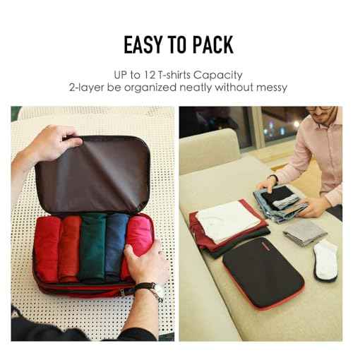 BeeNesting Waterproof Compression Packing Cubes 5 (6 Count)