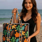100% Cotton Quilted Tote Bag For Women