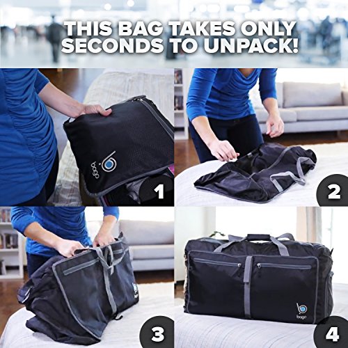 Travel Duffle Bag for Women & Men. Extra Large Foldable Duffel Bags