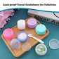 Small Travel Containers Plastic 6 Pieces Travel Jars for Creams (6 Count)