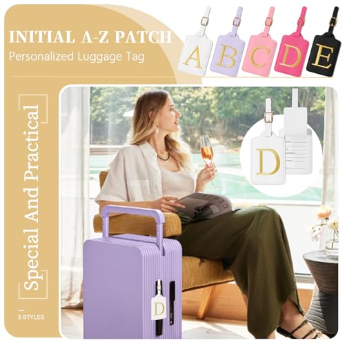 Personalized Initial Luggage Tags for Suitcase TSA Approved