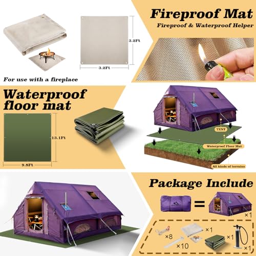 13' x 10' Large Inflatable Tents for Camping 8