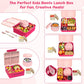 Lunch Box Kids with Thermo Insulated Lunch Bag for School (8 Count)