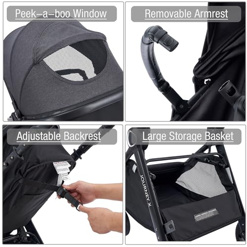 2-in-1 Convertible Baby Stroller for Newborn to Toddler