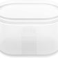 Zip Top Reusable Food Storage Bags | Large Dish [Frost] | Silicone Meal Prep Container | Microwave, Dishwasher and Freezer Safe | Made in the USA