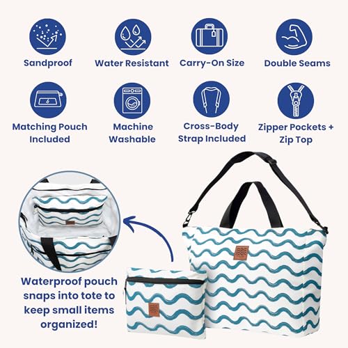 Large Beach Tote Set for Moms & Families