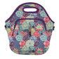 LunchTote Zippered Bag Insulated Neoprene Caddy (Succulents / X-Large 6.5 Quart Lunch Tote)