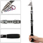 Telescopic Fishing Rod Carbon Fiber Travel Portable Spinning Fishing Pole for Boat Saltwater and Freshwater Fishing