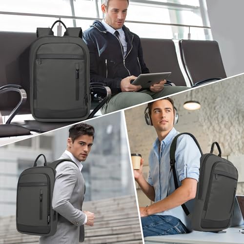Business Backpack for Men Lightweight Commute Laptop Backpack Anti