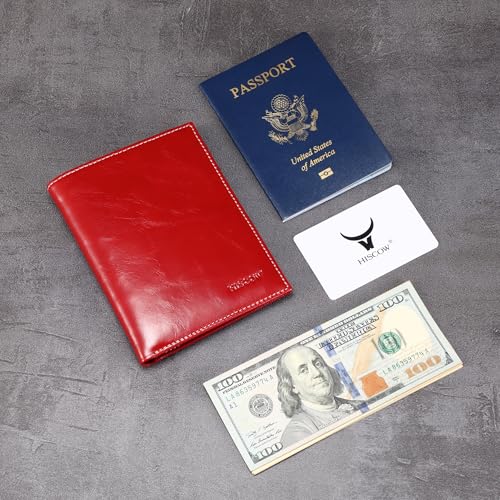 Leather Passport Holder for Travel