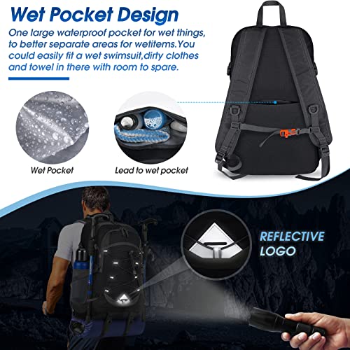 Hiking Backpack 40L Packable Lightweight Camping Daypack Men Women