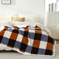 Sherpa Blanket Twin Plaid Thick Bed Blanket