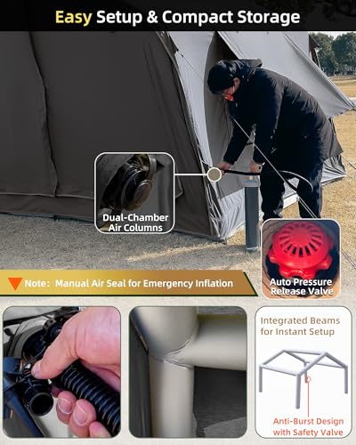 Inflatable Camping Tent for 2