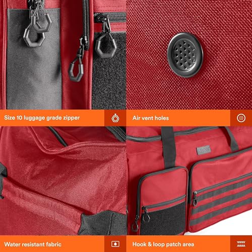 130L 36" Extra Large Heavy Duty Sports Equipment Storage Duffle Bag