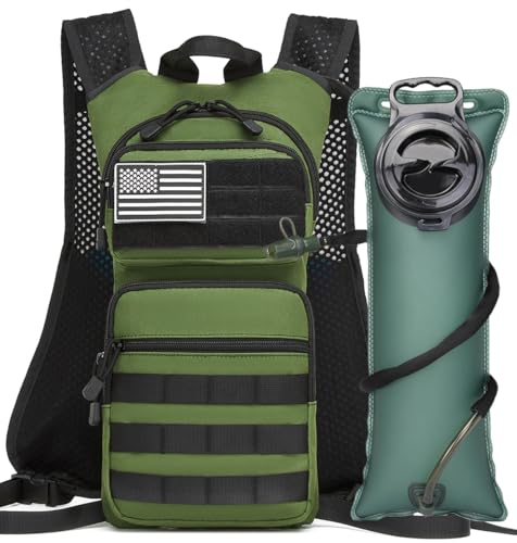 Insulated Hydration Pack Hiking Water Backpack Running Vest with 3L TPU Bladder Bag for Marathon Cycling Men