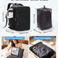 Travel Backpack for Women Men with Compression Vacuum Storage Bag & Electric Pump
