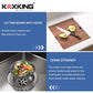 RV Kitchen Sink 13x15 Inch with Foldable Faucet