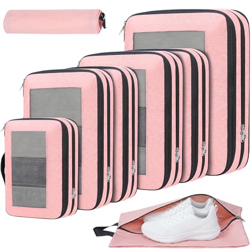 Compression Packing Cubes for Travel (8 Count)