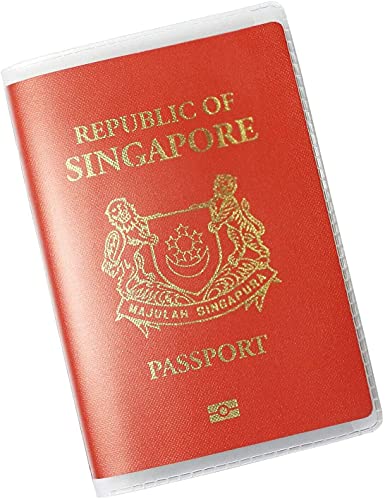 Waterproof Clear PVC Passport Cover Holder Case Protector ID Card (5 Count)