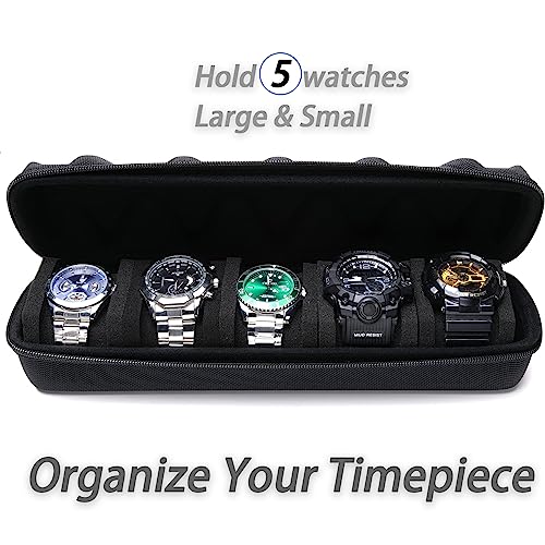 5 slots Watch travel case