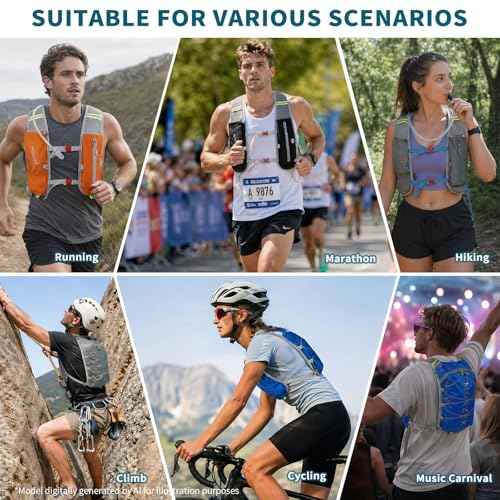 Running Hydration Vest with a 2L Water Bladder