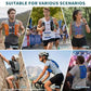 Running Hydration Backpack with 2L Water Bladder Hydration Pack Vest Lightweight Water Backpack for Running Hiking Cycling Marathon Trail Weekend Bags for Men Women