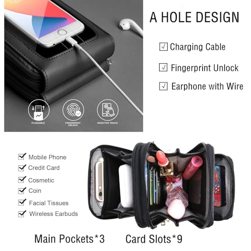 Crossbody Phone Bag for Women
