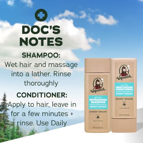 Men's Natural Shampoo and Conditioner Set (22 Fl Oz)
