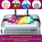 6 Pack Silicone Luggage Tag for Suitcases with Stainless Loop (6 Count)