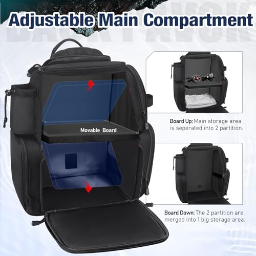 Fishing Backpack with 2 Rod Holders