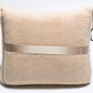 Premium Soft Travel Blanket Pillow Airplane Throws Packable Beige