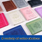 Premium Leather Passport Holder Covers Case
