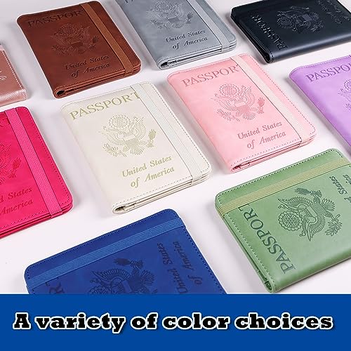 Premium Leather Passport Holder Covers Case