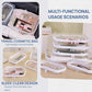 3PCS Clear Hard Plastic Zipper Case (3 Count)