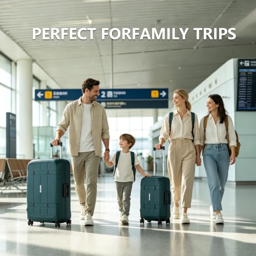 Zipperless Luggage Set 2 Pieces (2 Count)