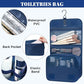 4 Set/6 Set/8 Set Compression Packing Cubes Travel Accessories Expandable Packing Organizers(HalfMesh,8-Navy)