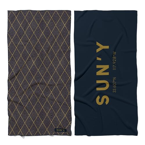 Waffle Microfiber Beach Towel