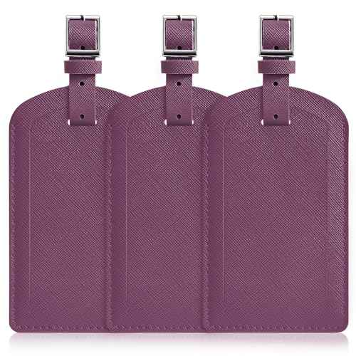 3 Pack Luggage Tags for Suitcases (3 Count)