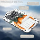 2 Pcs Pumpkin with Checkered Bow Luggage Tags for Suitcases Polka Dots PU Leather Baggage Tags Name ID Label with Privacy Cover and Stainless Steel Loop for Men Women Travel Bag Suitcase (2 Count)