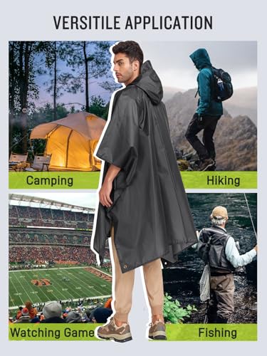 Double Layer Rain Poncho