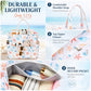 Beach Bag Waterproof Sandproof Women Beach Tote Pool Bag with Zipper for Gym Grocery Travel with Wet Pocket