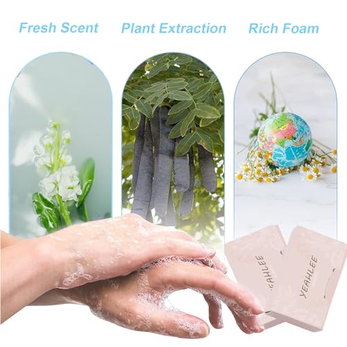 500 Sheets Disposable Paper Soap Sheets for Travel (500 Count)