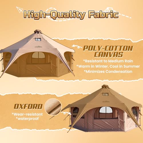 16.5 Ft Canvas Bell Tent