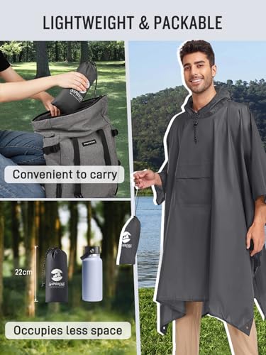 Double Layer Rain Poncho