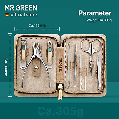 Manicure Sets Pedicure Kits Stainless Steel Nail Clipper Personal Care Tools with PU Leather Case