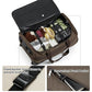 Expandable Carry On Luggage Suitcases with Wheels Foldable Duffle Bag for Travel Carry On suitcase Weekend Bag for Women Men（Coffee）