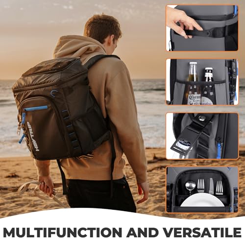 Backpack Cooler Insulated Waterproof Leakproof Lunch Bag 36 Cans