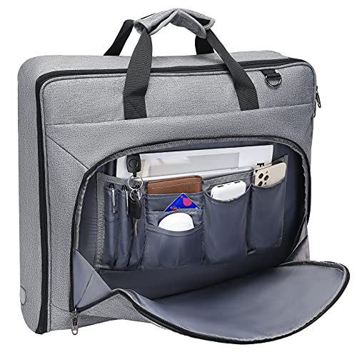 Carry On Garment Bag for Hanging Suits with Shoulder Strap